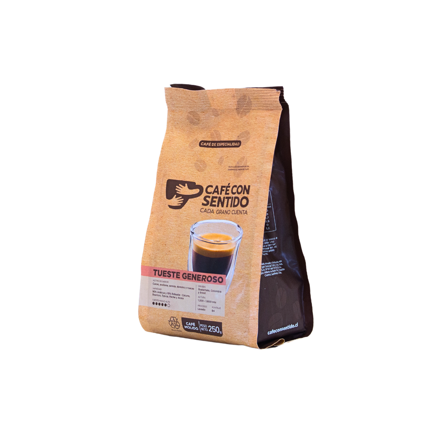 Café Molido 250 Gms Consentido Tueste Generoso - Imagen 2